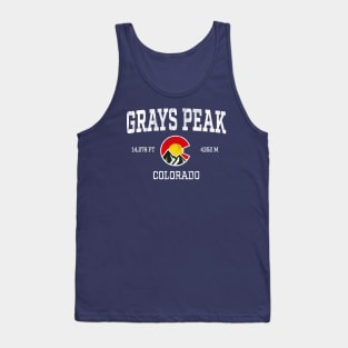 Grays Peak Colorado 14ers Vintage Athletic Mountains Tank Top